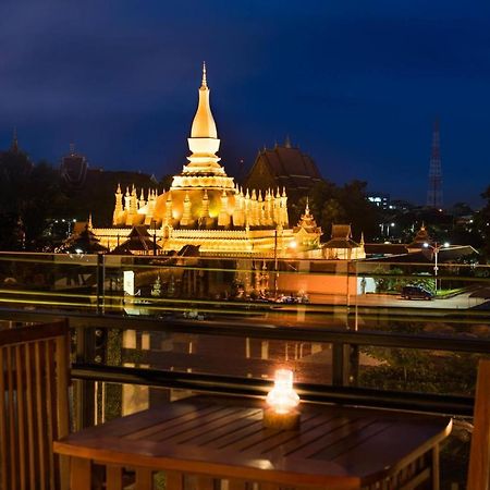 Thatluangview Hotel Viêng Chăn Ngoại thất bức ảnh