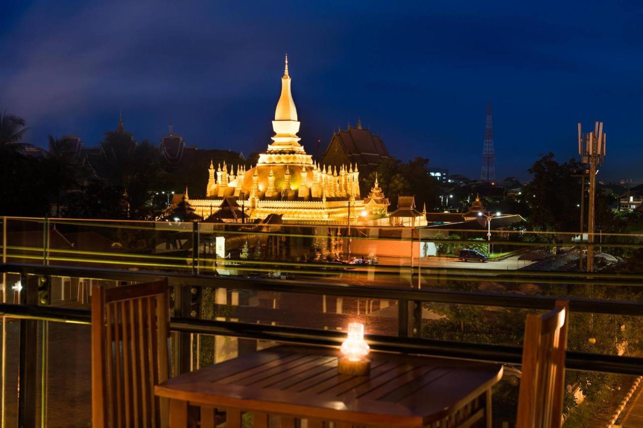Thatluangview Hotel Viêng Chăn Ngoại thất bức ảnh